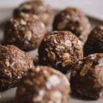 Hormone balancing maca chocolate protein bites