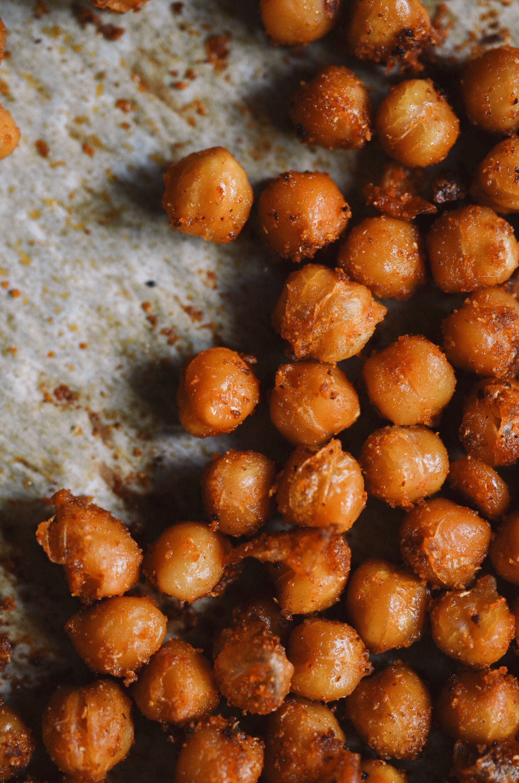 Crispy roasted chickpeas