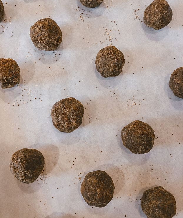 ginger snap cookie dough