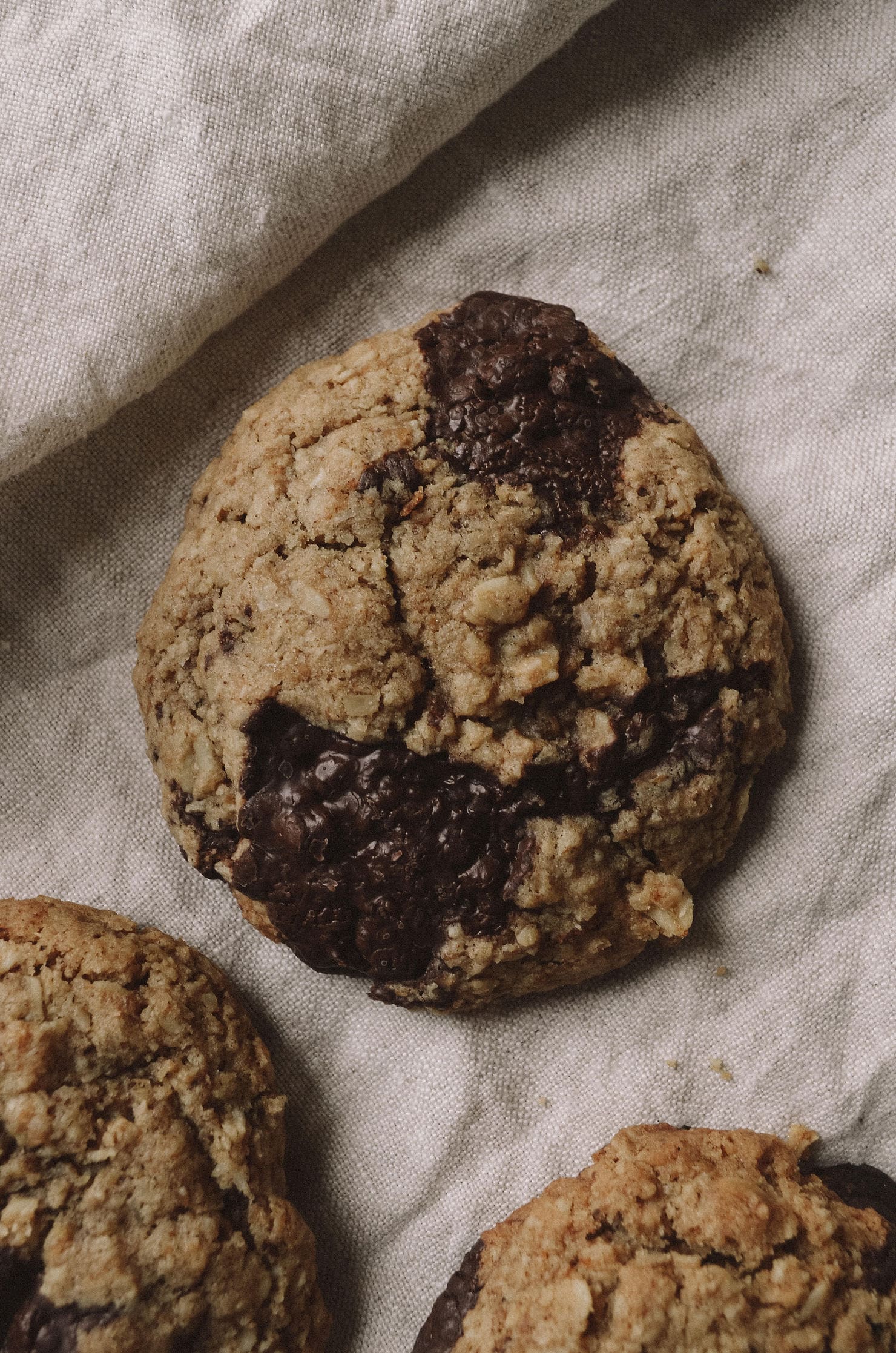 Sourdough oat and date cookie