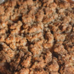 Gluten-free peach crumble