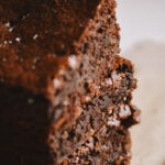 Decadent fudgy sourdough brownies